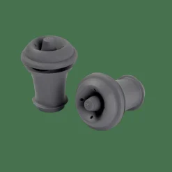 VACUVIN Rolhas Para Vinho Conjunto De 2 Cinzento