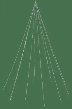 VELU Grinalda Iluminada 240 Leds Branco