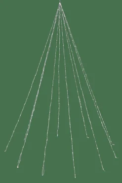 VELU Grinalda Iluminada 240 Leds Branco