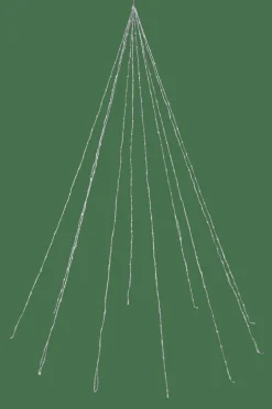 VELU Grinalda Iluminada 180 Leds Branco