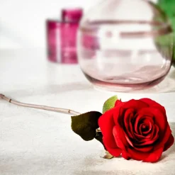 VELVET Flor Artificial Vermelho