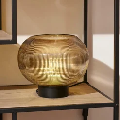 VINTO Candeeiro De Mesa Ambar Transparente