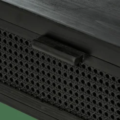 WEBSTER Mesa De Cabeceira Preto