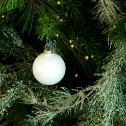 WHITE Cortina De Franjas Branco