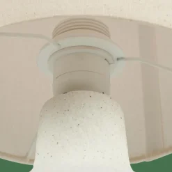 WHITESTONE Candeeiro De Mesa Com Abajur E27 Cru